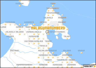 map of Malaguna Number 3