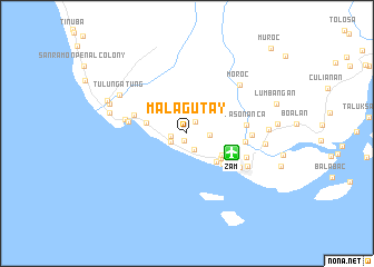 map of Malagutay