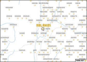 map of Malahiri