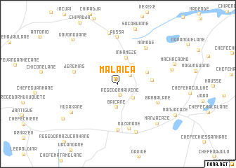 map of Malaíca