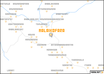 map of Malaikofara