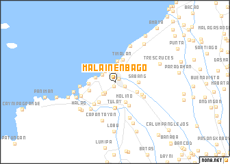 map of Malainen Bago