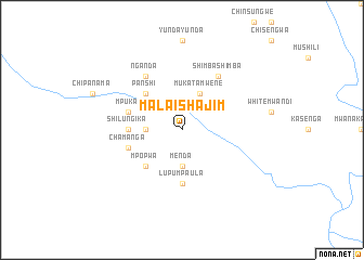 map of Malaisha Jim