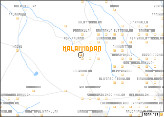 map of Malaiyiddan