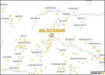 map of MalaiZhāwar