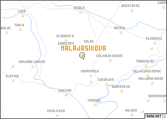 map of Mala Jasikova