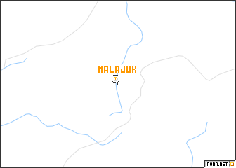 map of Malajūk