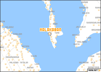 map of Malakaban