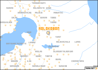 map of Malakaban