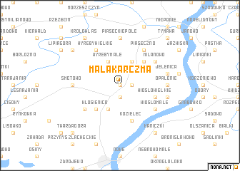 map of Mała Karczma