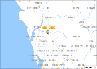 map of Malaka