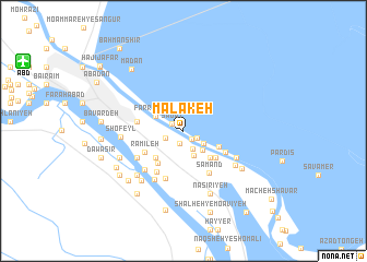 map of Malākeh