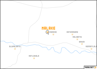 map of Malake