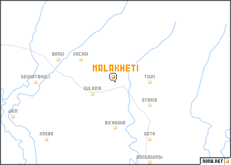 map of Mālākheti