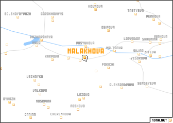 map of Malakhova