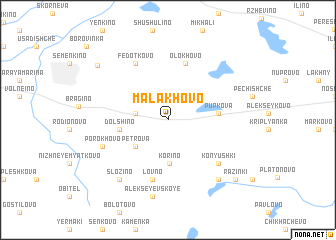 map of Malakhovo