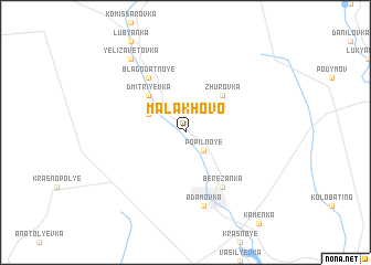 map of Malakhovo