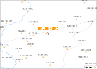 map of Malakhovo