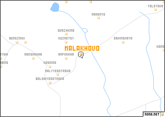 map of Malakhovo