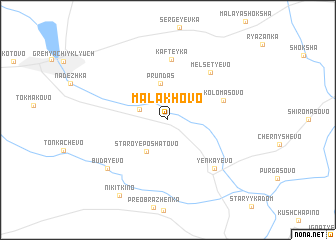 map of Malakhovo