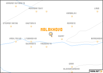 map of Malakhovo