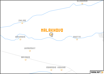 map of Malakhovo