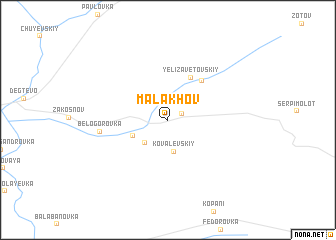 map of Malakhov