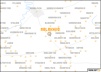 map of Malakhvo