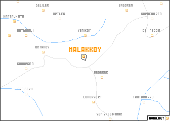 map of Malakköy