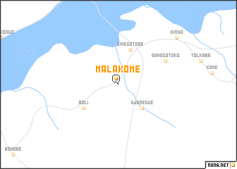 map of Malakomé