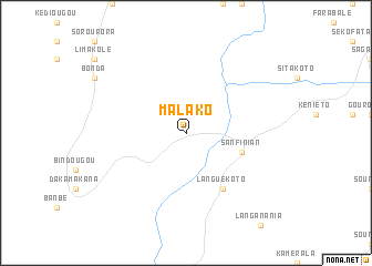 map of Malako