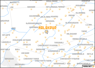 map of Malakpur