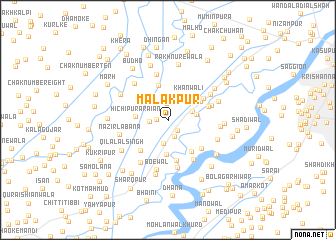 map of Malakpur