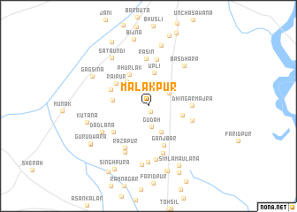 map of Malakpur