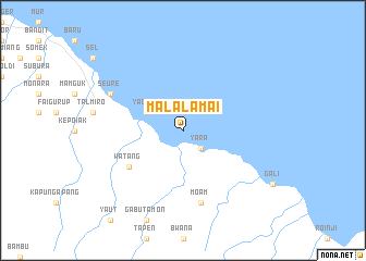 map of Malalamai