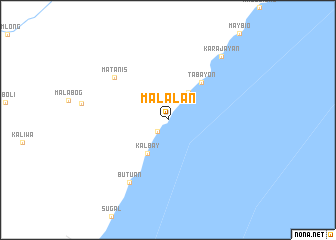 map of Malalan