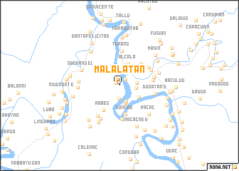 map of Malalatan