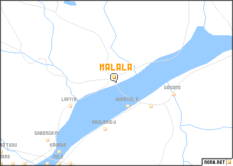 map of Malala