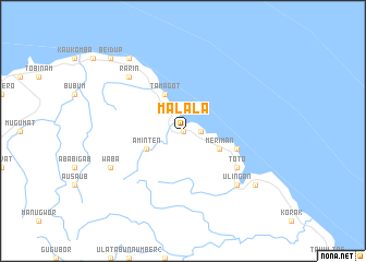 map of Malala
