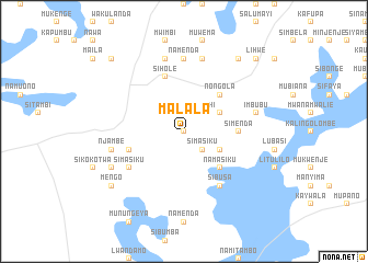 map of Malala