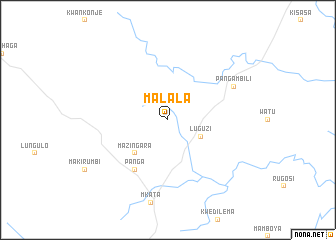 map of Malala