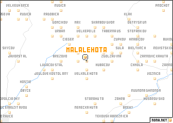 map of Malá Lehota