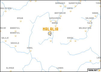 map of Malalia
