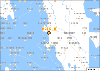 map of Malalié