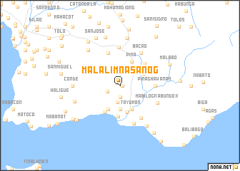 map of Malalimnasanog