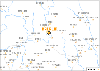 map of Malalin