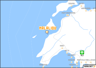 map of Malaliou