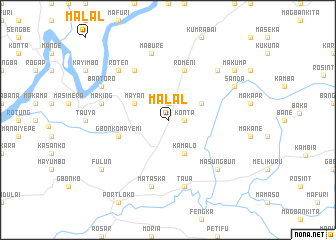 map of Malal