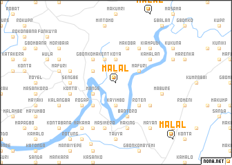 map of Malal