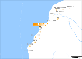 map of Malamala